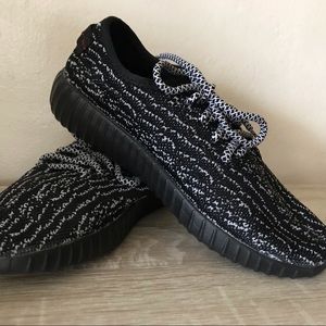 Black and White Marble Sneakers